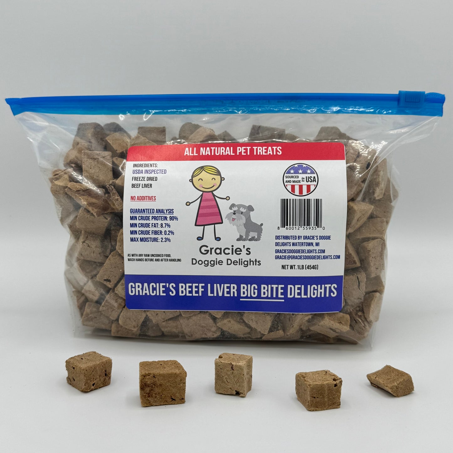 All natural pet treat. Freeze dried dog treat. Beef liver