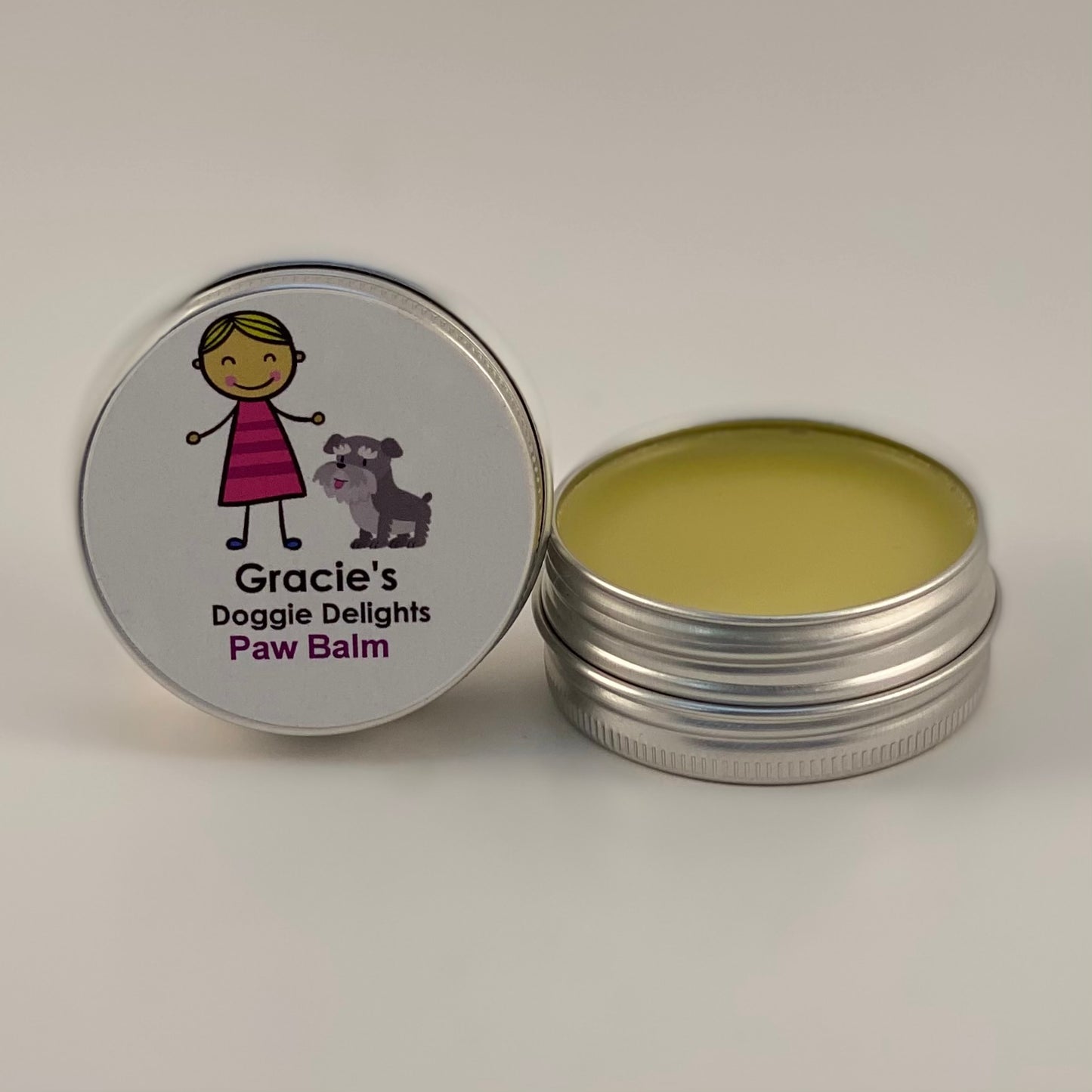 Gracie’s Doggie Delights Paw Balm 1oz Tin