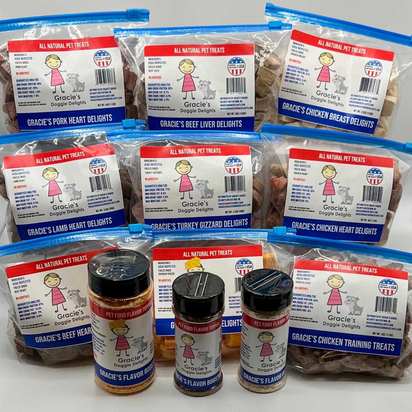 gracie's doggie delights G-normous G-pack