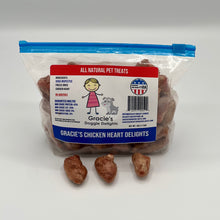 Load image into Gallery viewer, Gracie&#39;s Chicken Heart Delights Freeze Dried Dog Treats