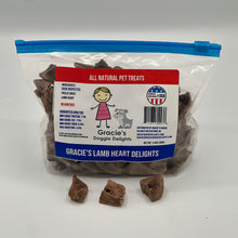 Load image into Gallery viewer, Gracie&#39;s Lamb Heart Delights Freeze Dried Dog Treats