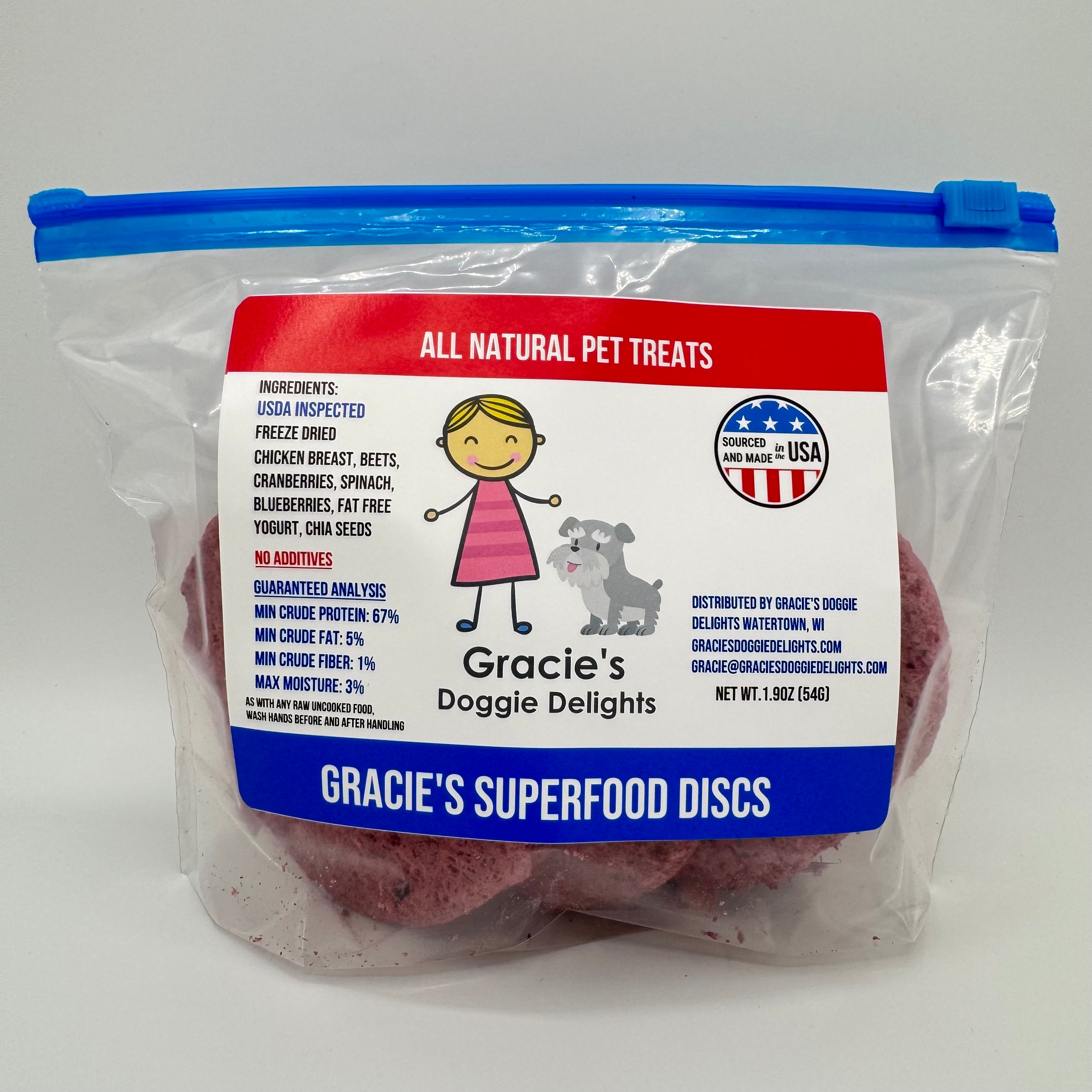 Gracie's Dinner Disc Delights – Gracie's Doggie Delights Gracie's Dinner Disc Delights – Gracie's Doggie Delights