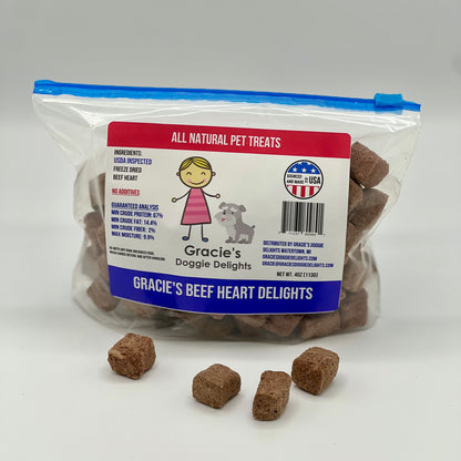 Gracie’s Beef Heart Delights