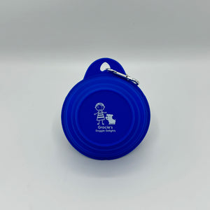 Gracie’s Doggie Delights Collapsible Water Bowl
