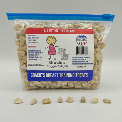 Gracie's Doggie Delights Breast Training Treats