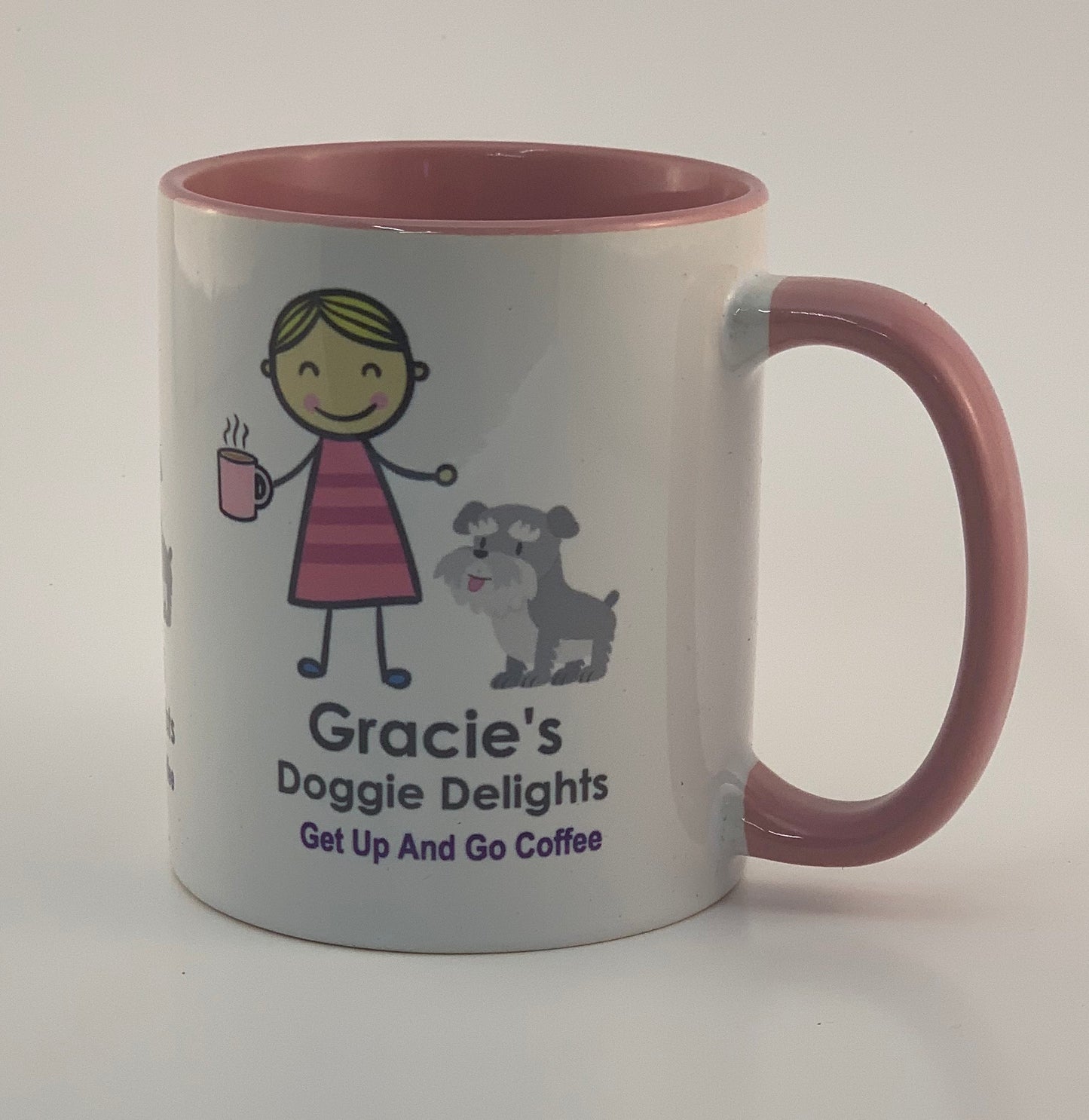 Gracie’s Get Up And Go Coffee and Mugs